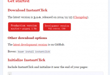 InstantClick：预加载，提升你的站点页面打开速度-荒岛