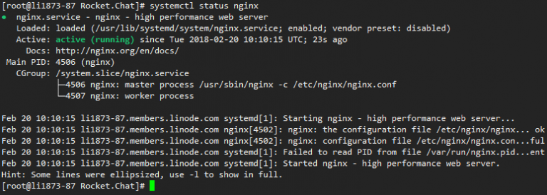 rocketchat nginx rocketchat nginx
